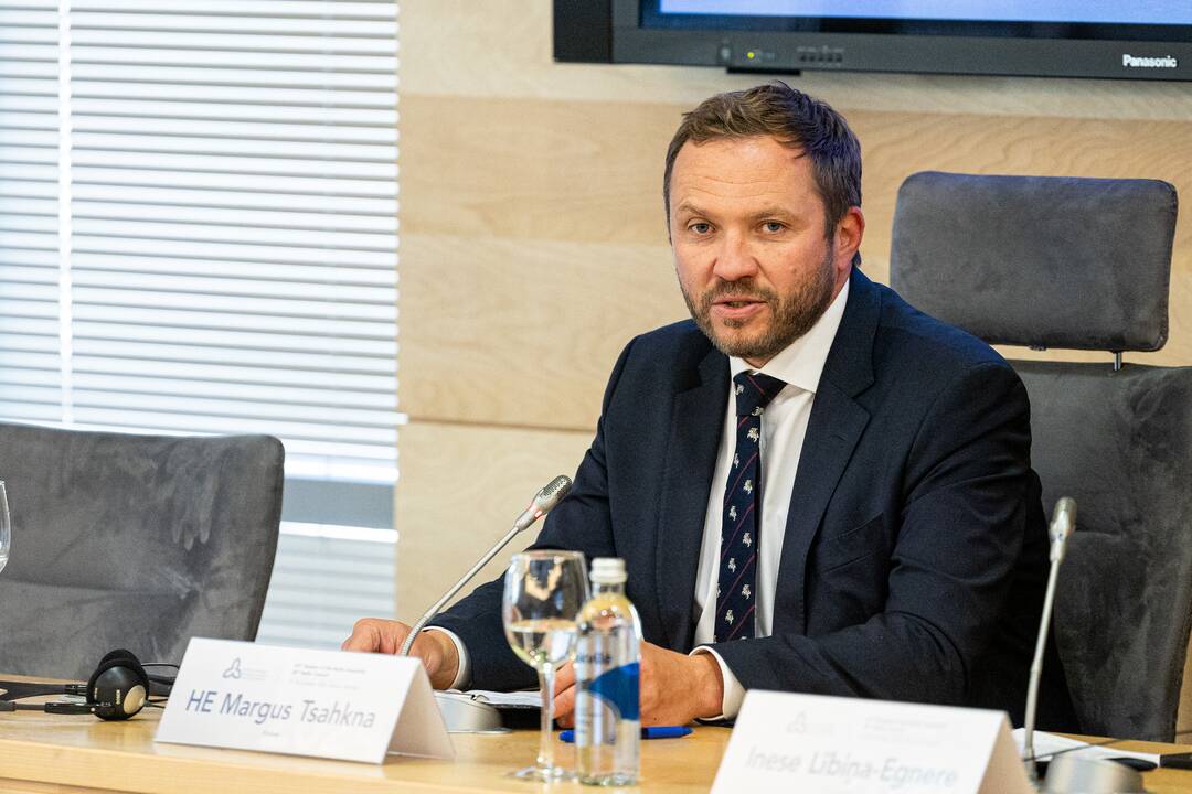 Baltijos Asamblėjos Prezidiumo ir Lietuvos, Latvijos ir Estijos užsienio reikalų ministrų spaudos konferencija