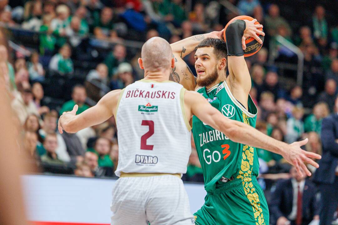LKL: Kauno „Žalgiris“ - Panevėžio „7bet-Lietkabelis“ 73:66