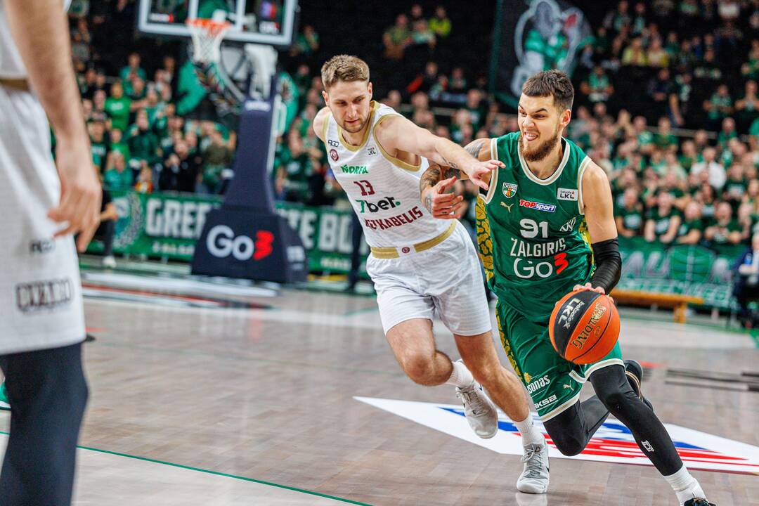 LKL: Kauno „Žalgiris“ - Panevėžio „7bet-Lietkabelis“ 73:66