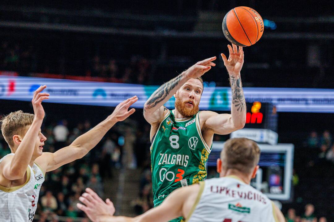 LKL: Kauno „Žalgiris“ - Panevėžio „7bet-Lietkabelis“ 73:66