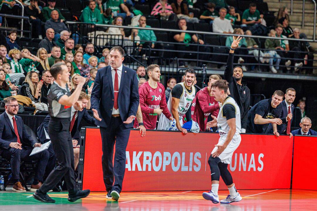 LKL: Kauno „Žalgiris“ - Panevėžio „7bet-Lietkabelis“ 73:66