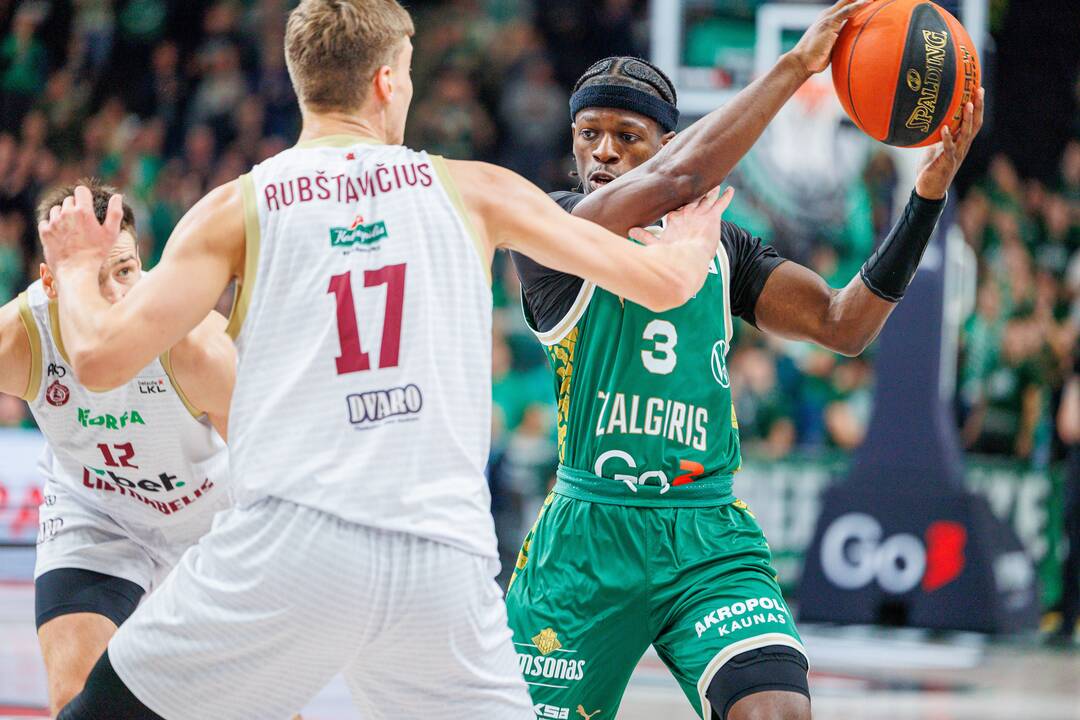 LKL: Kauno „Žalgiris“ - Panevėžio „7bet-Lietkabelis“ 73:66