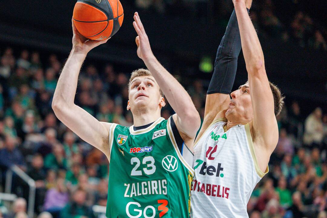 LKL: Kauno „Žalgiris“ - Panevėžio „7bet-Lietkabelis“ 73:66
