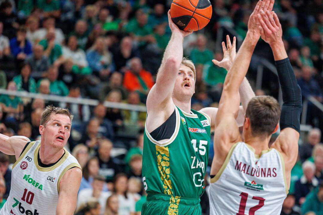 LKL: Kauno „Žalgiris“ - Panevėžio „7bet-Lietkabelis“ 73:66