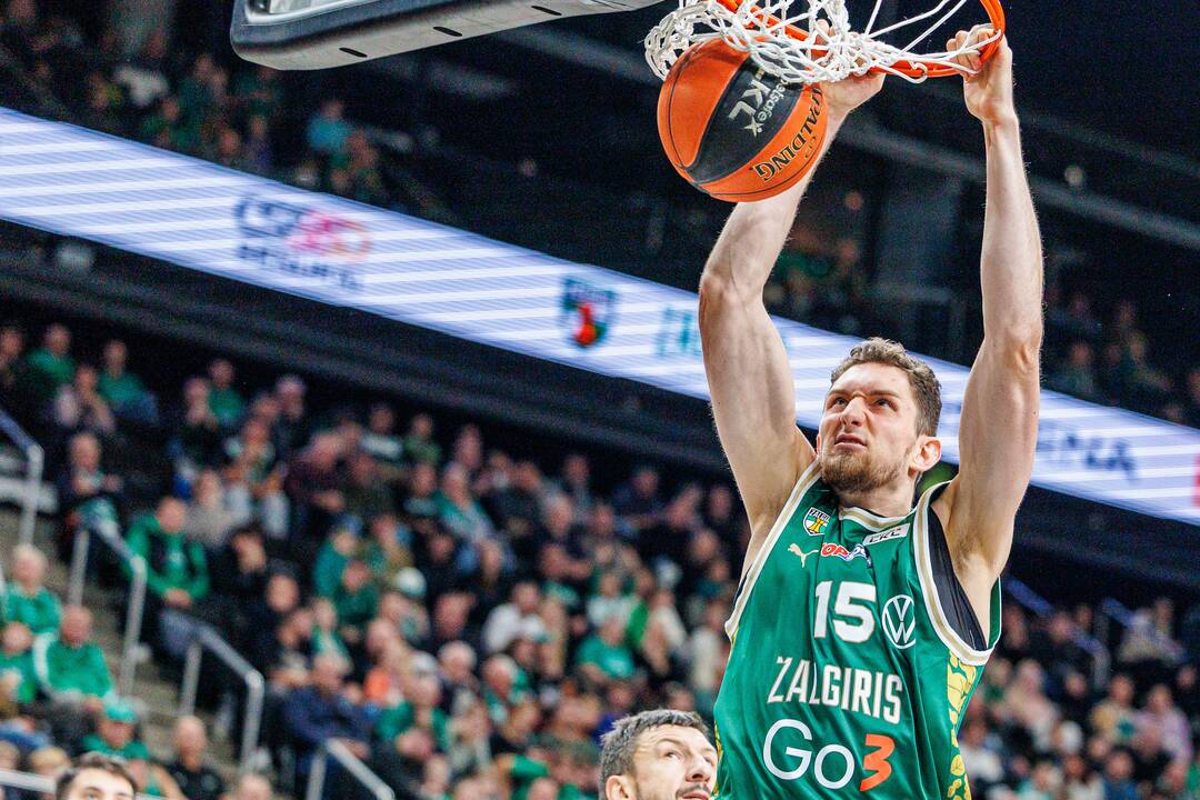 LKL: Kauno „Žalgiris“ - Panevėžio „7bet-Lietkabelis“ 73:66