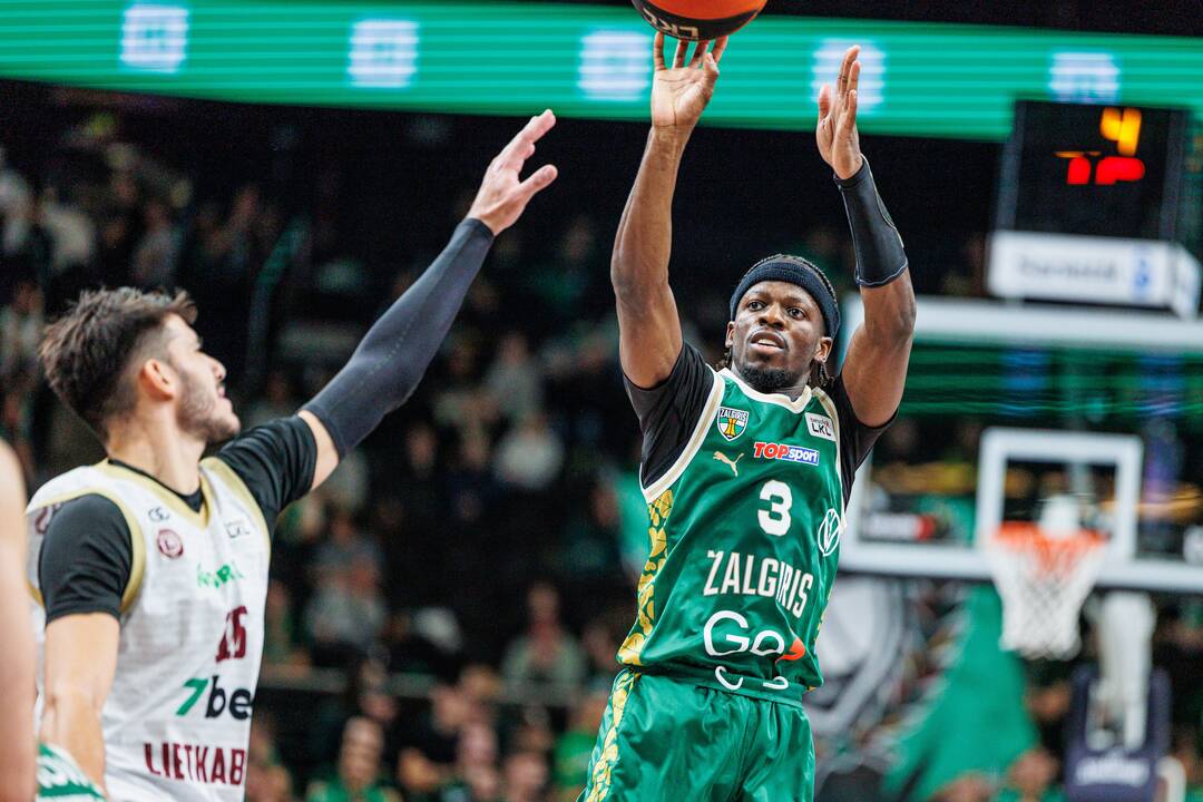 LKL: Kauno „Žalgiris“ - Panevėžio „7bet-Lietkabelis“ 73:66