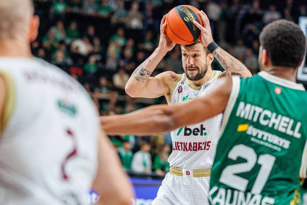LKL: Kauno „Žalgiris“ - Panevėžio „7bet-Lietkabelis“ 73:66