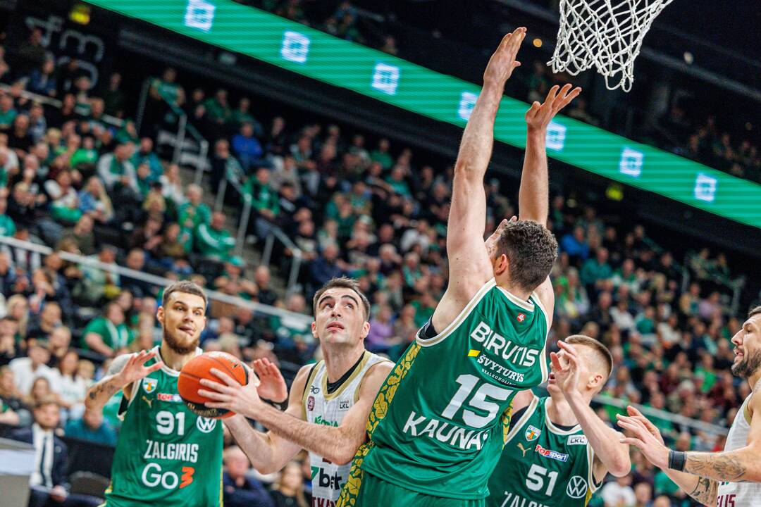 LKL: Kauno „Žalgiris“ - Panevėžio „7bet-Lietkabelis“ 73:66