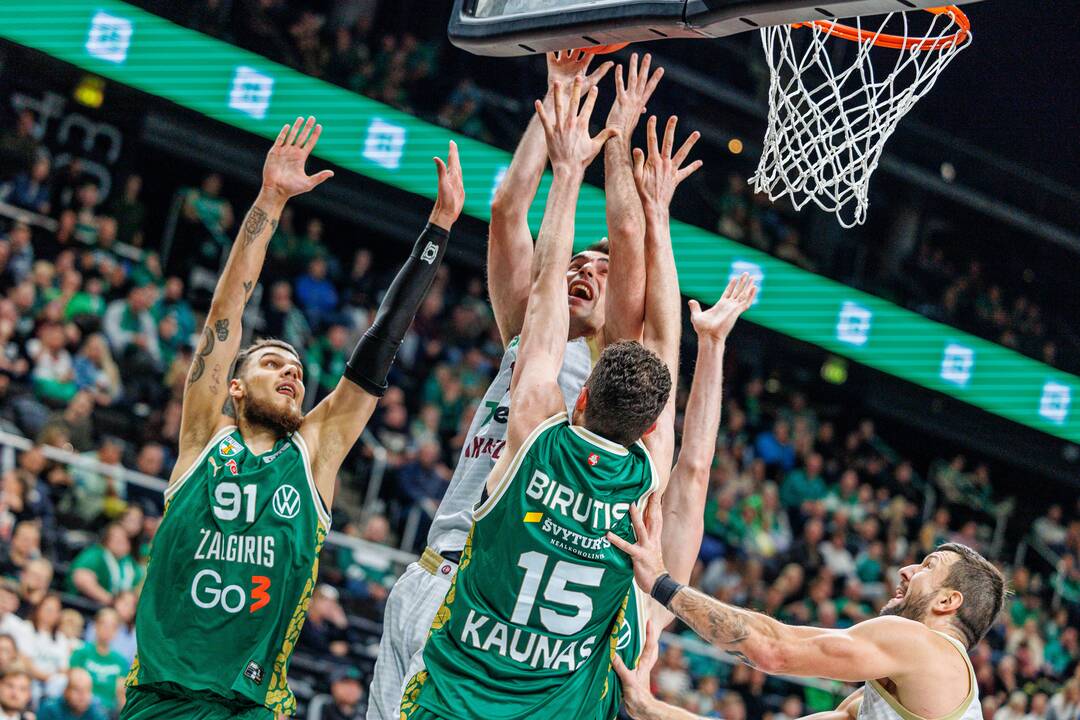 LKL: Kauno „Žalgiris“ - Panevėžio „7bet-Lietkabelis“ 73:66