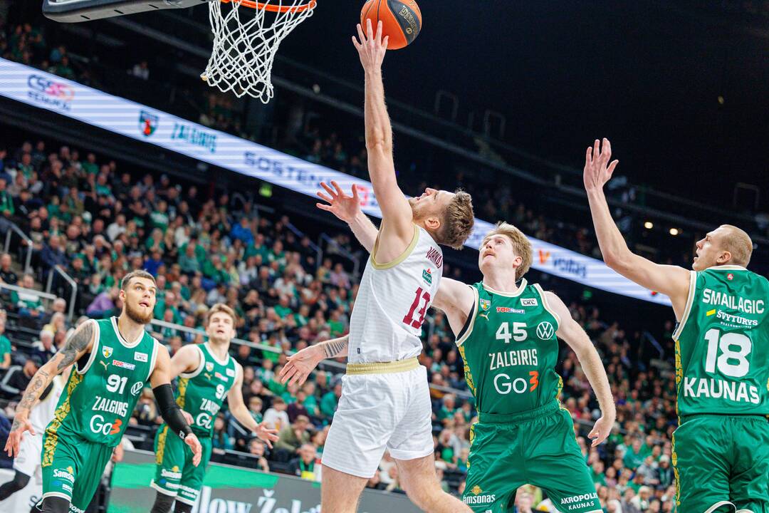 LKL: Kauno „Žalgiris“ - Panevėžio „7bet-Lietkabelis“ 73:66