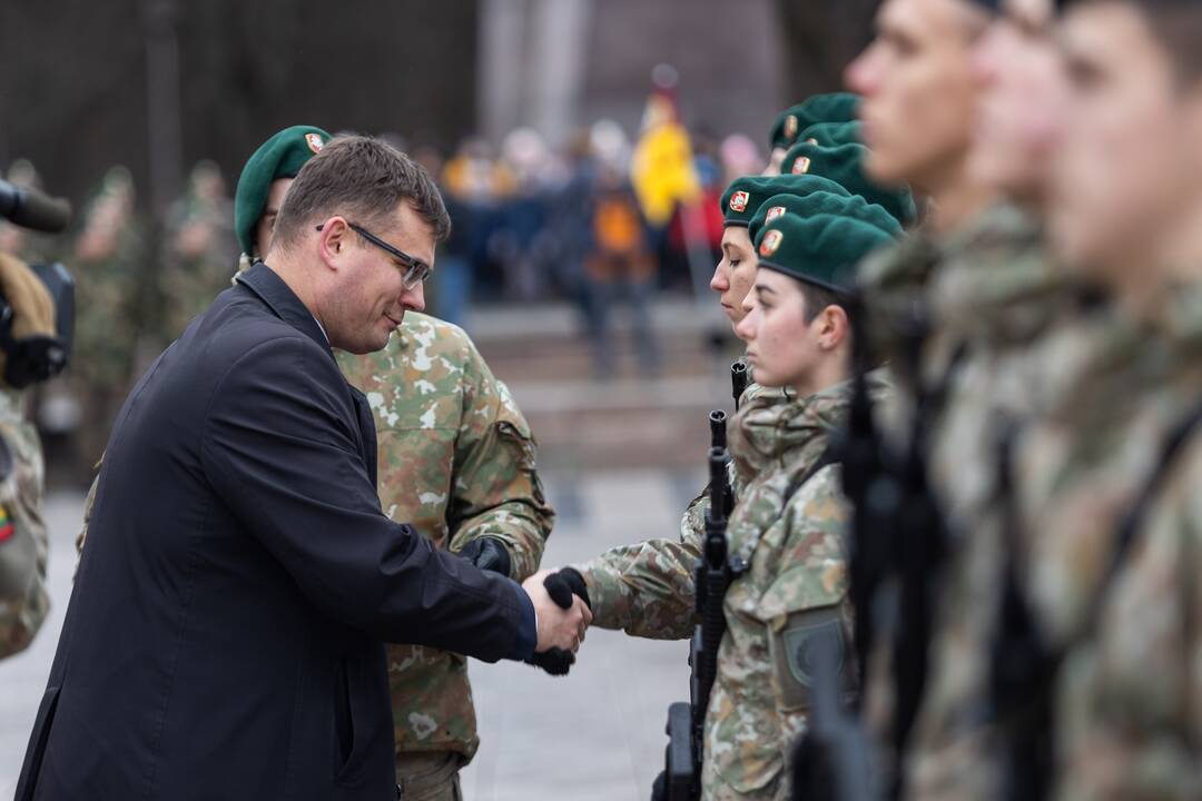 Lietuvos karo akademijos pirmakursių priesaikos ceremonija