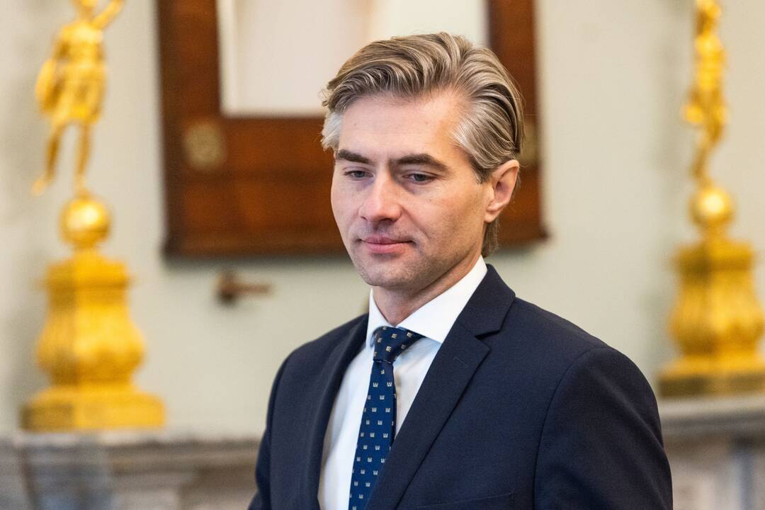Budrys tikina, kad Trumpo kalboje galima įžvelgti pozityvo dėl paramos Ukrainai