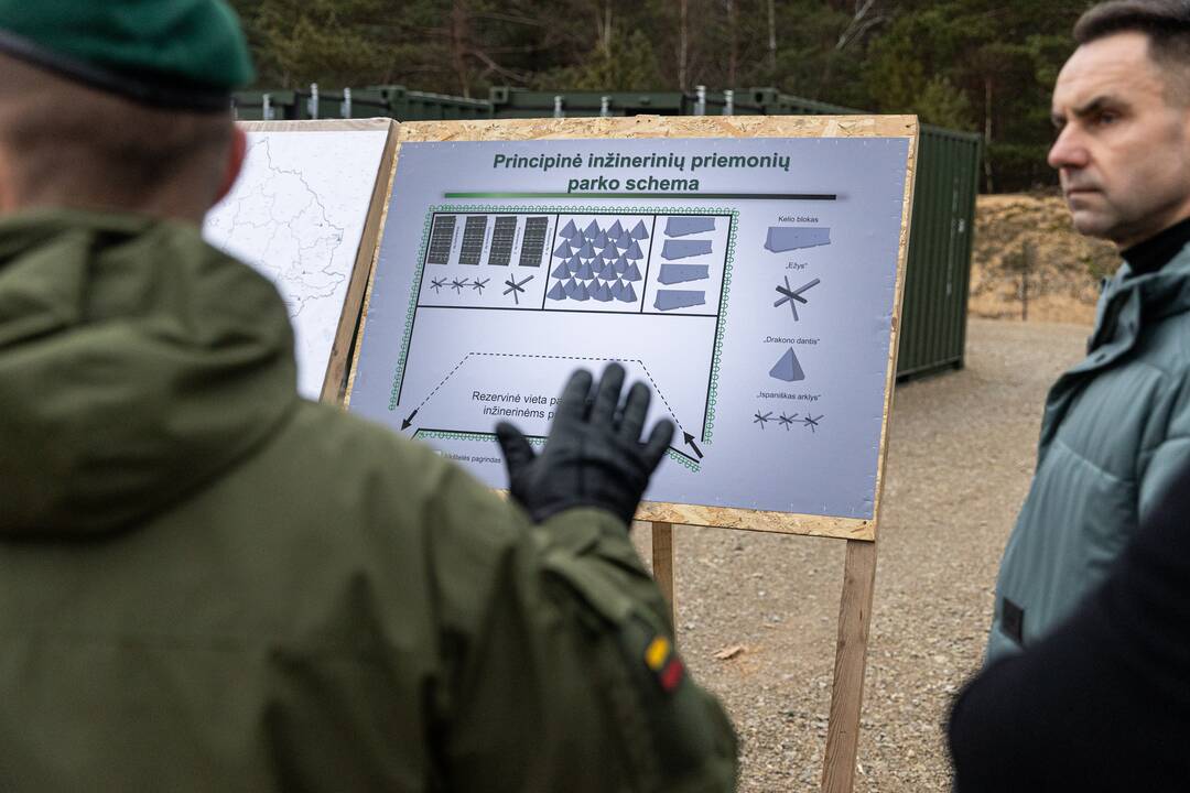 Pristatytas Rūdninkų poligone esantis kontrmobilumo parkas