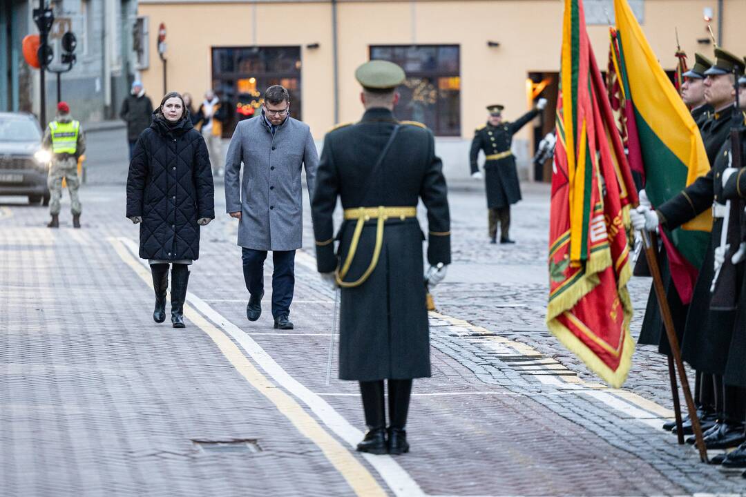 Iškilminga ministrų pasikeitimo ceremonija prie KAM