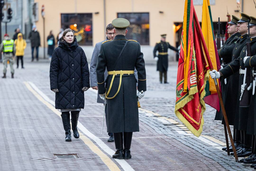 Iškilminga ministrų pasikeitimo ceremonija prie KAM
