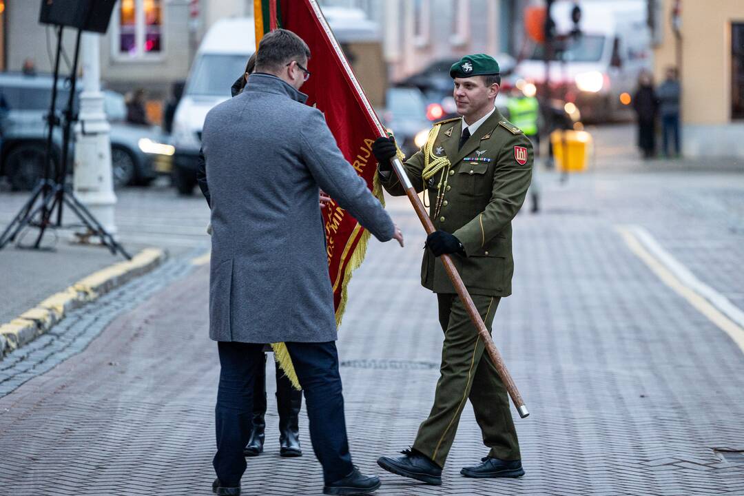 Iškilminga ministrų pasikeitimo ceremonija prie KAM