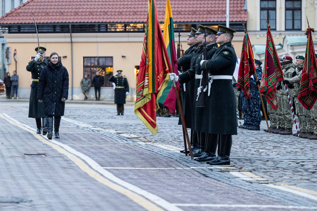 Iškilminga ministrų pasikeitimo ceremonija prie KAM
