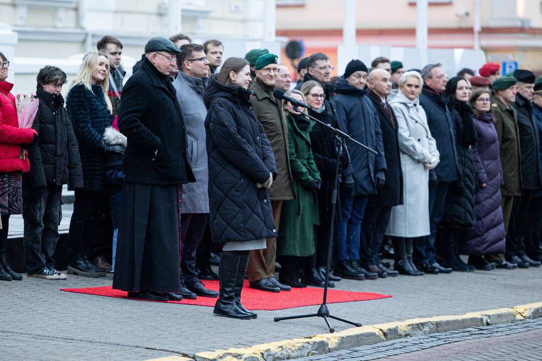 Iškilminga ministrų pasikeitimo ceremonija prie KAM