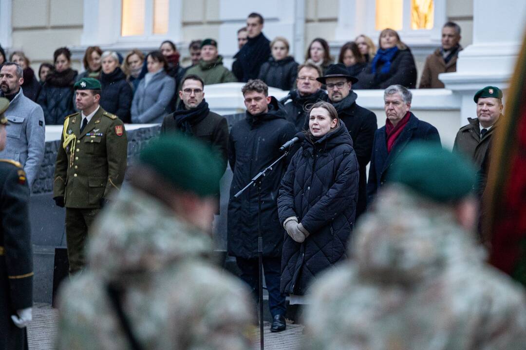 Iškilminga ministrų pasikeitimo ceremonija prie KAM