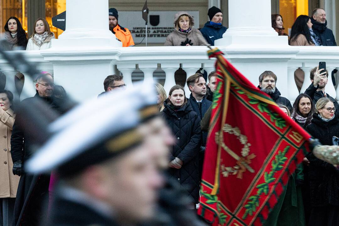 Iškilminga ministrų pasikeitimo ceremonija prie KAM