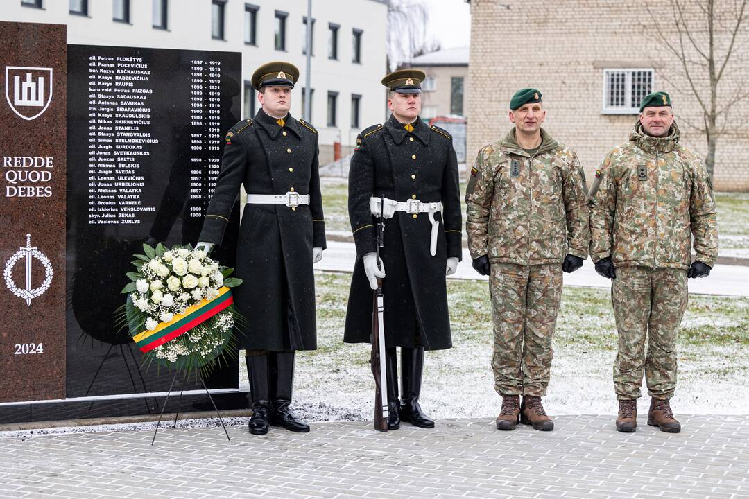 Nepriklausomybės kovose 1919–1923 m. žuvusių Lietuvos karių atminimo pagerbimas