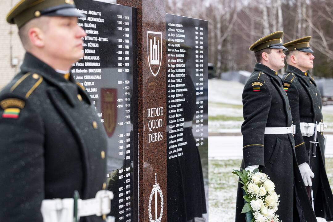 Nepriklausomybės kovose 1919–1923 m. žuvusių Lietuvos karių atminimo pagerbimas