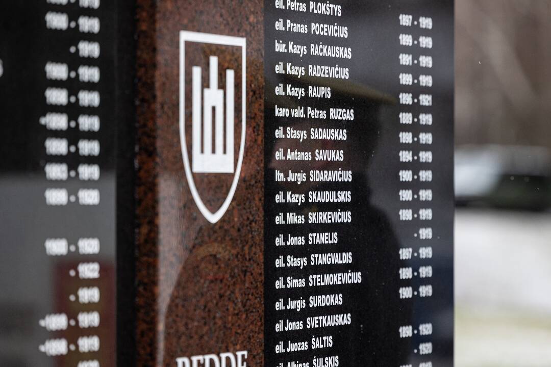 Nepriklausomybės kovose 1919–1923 m. žuvusių Lietuvos karių atminimo pagerbimas