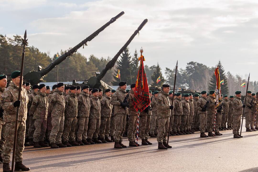Divizijos atkūrimo ceremonija