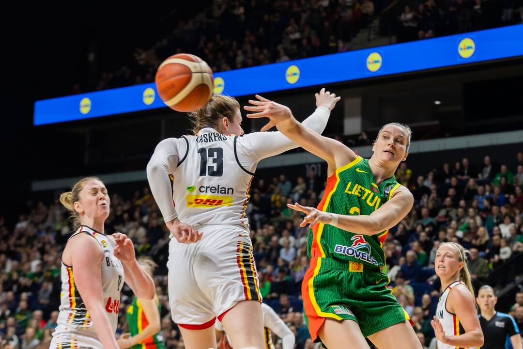 Europos moterų krepšinio čempionato atrankos rungtynės: Lietuva – Belgija
