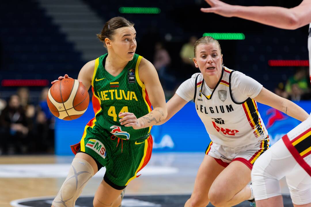 Europos moterų krepšinio čempionato atrankos rungtynės: Lietuva – Belgija