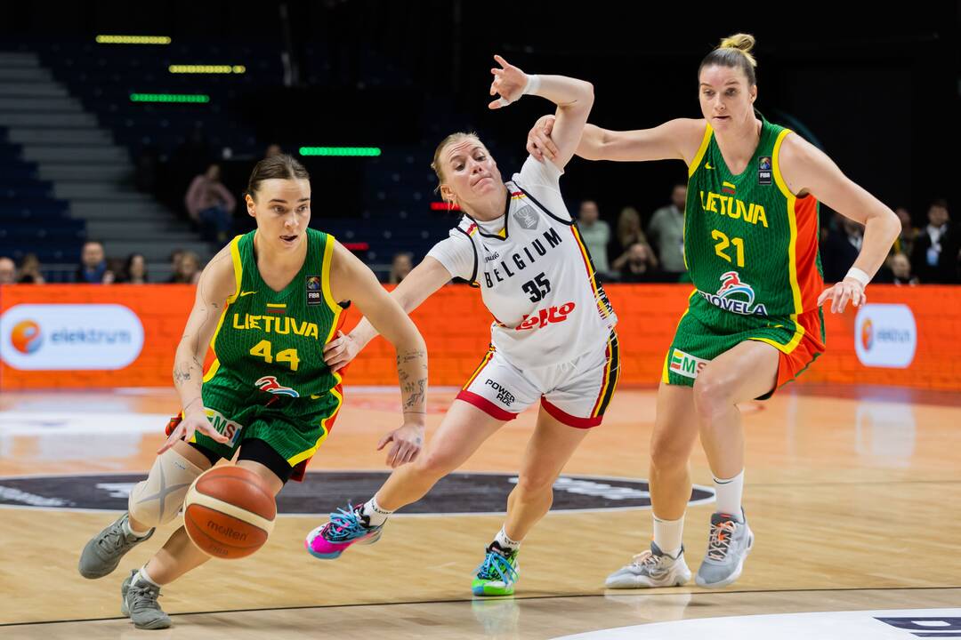 Europos moterų krepšinio čempionato atrankos rungtynės: Lietuva – Belgija