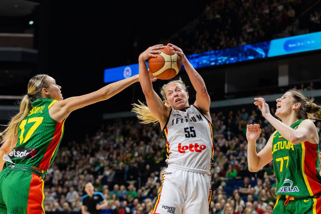 Europos moterų krepšinio čempionato atrankos rungtynės: Lietuva – Belgija