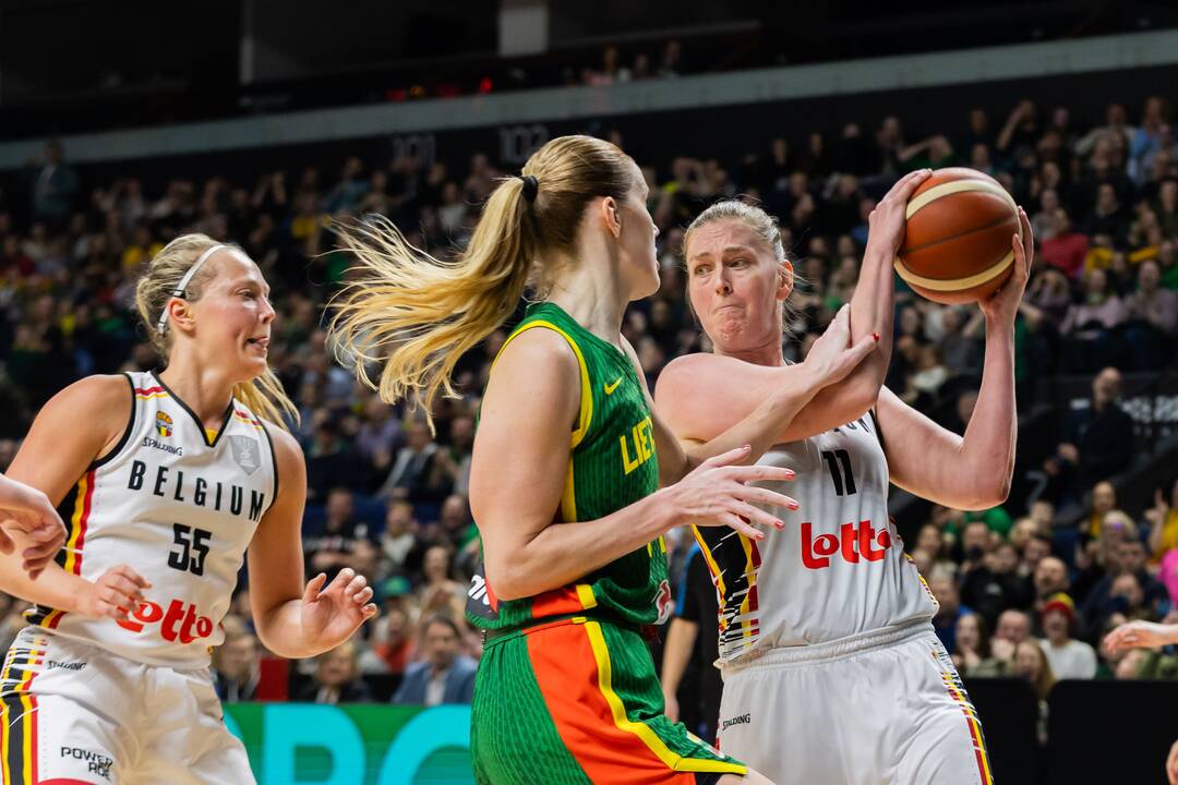 Europos moterų krepšinio čempionato atrankos rungtynės: Lietuva – Belgija