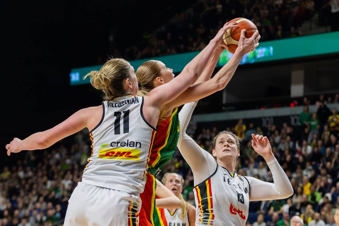 Europos moterų krepšinio čempionato atrankos rungtynės: Lietuva – Belgija