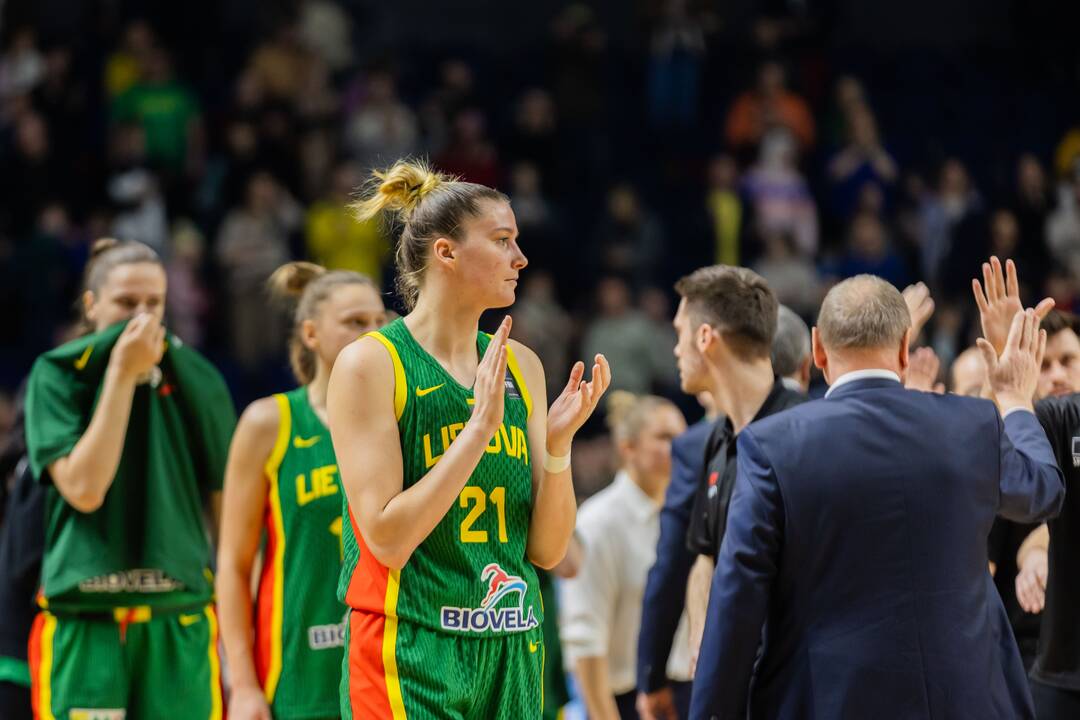 Europos moterų krepšinio čempionato atrankos rungtynės: Lietuva – Belgija