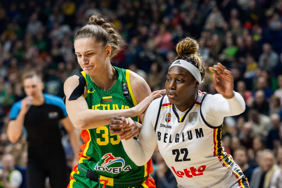 Europos moterų krepšinio čempionato atrankos rungtynės: Lietuva – Belgija