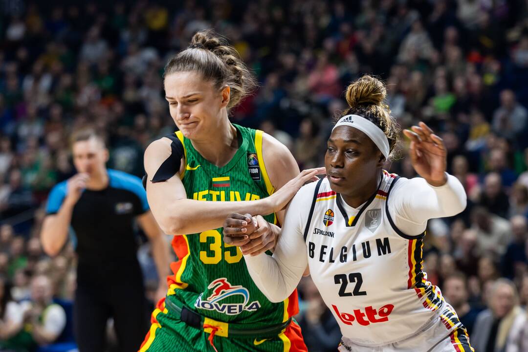 Europos moterų krepšinio čempionato atrankos rungtynės: Lietuva – Belgija