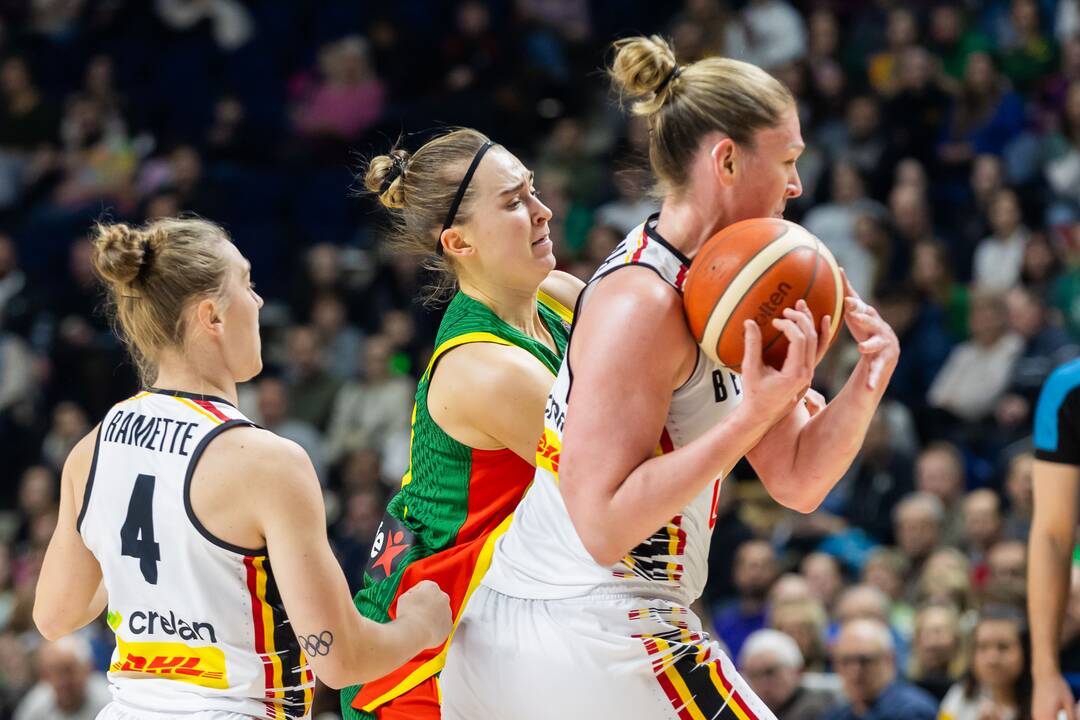 Europos moterų krepšinio čempionato atrankos rungtynės: Lietuva – Belgija