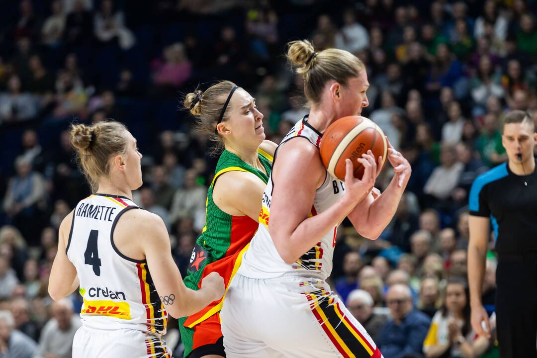 Europos moterų krepšinio čempionato atrankos rungtynės: Lietuva – Belgija