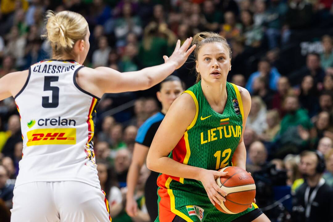 Europos moterų krepšinio čempionato atrankos rungtynės: Lietuva – Belgija