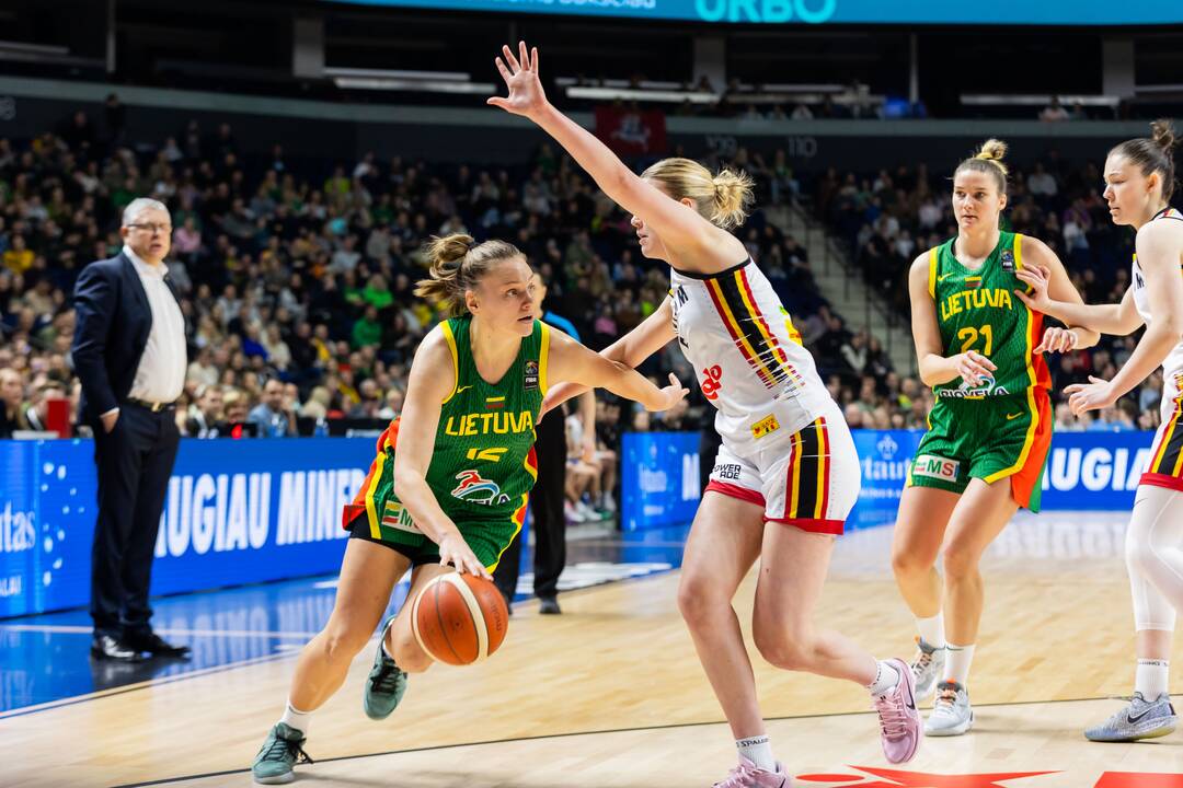 Europos moterų krepšinio čempionato atrankos rungtynės: Lietuva – Belgija