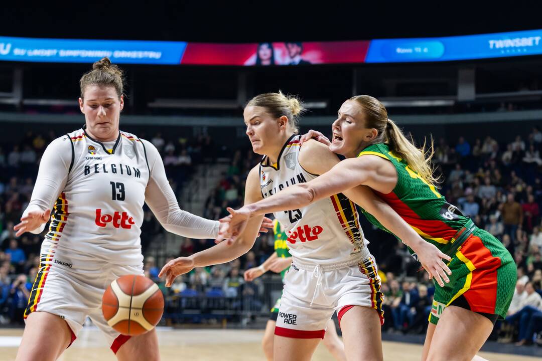 Europos moterų krepšinio čempionato atrankos rungtynės: Lietuva – Belgija