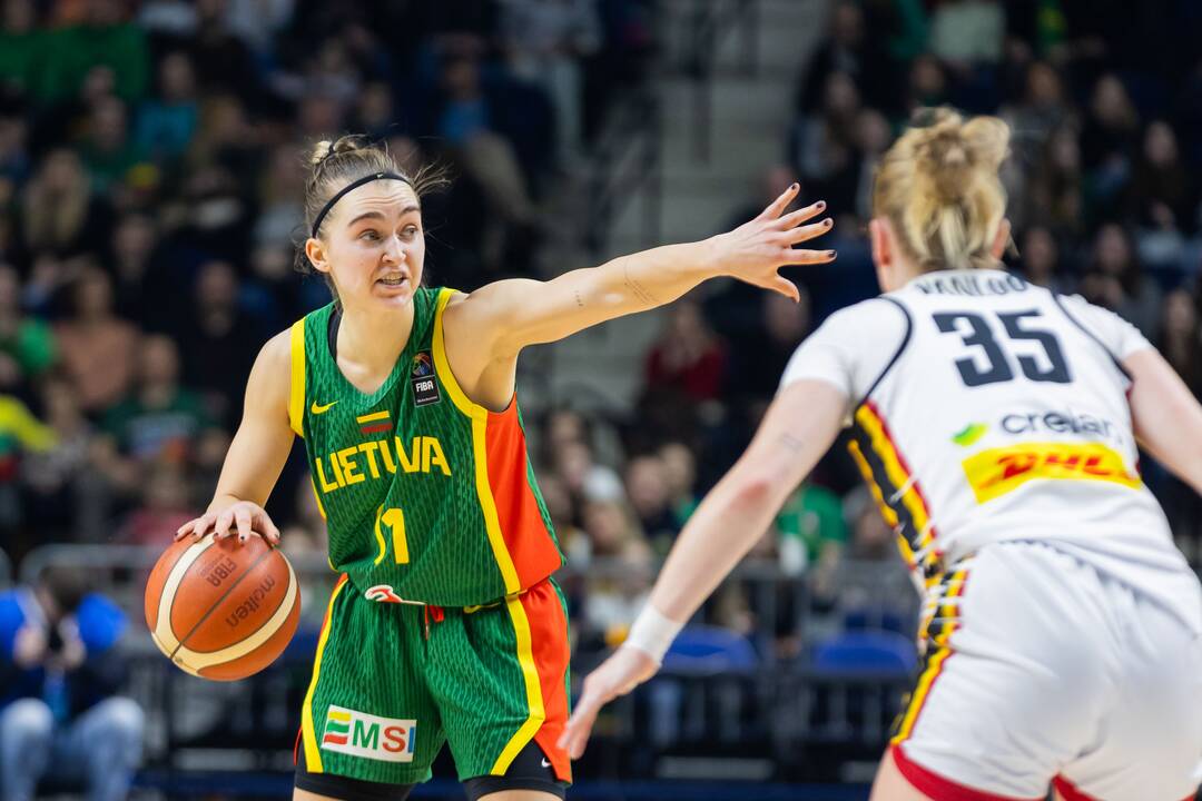 Europos moterų krepšinio čempionato atrankos rungtynės: Lietuva – Belgija