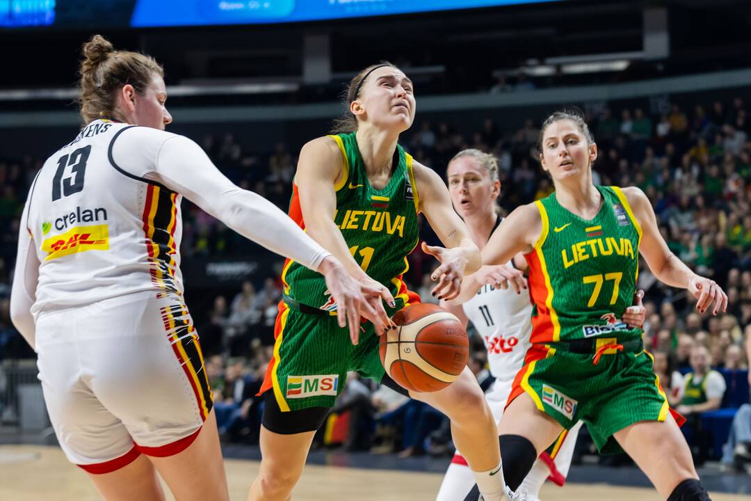 Europos moterų krepšinio čempionato atrankos rungtynės: Lietuva – Belgija