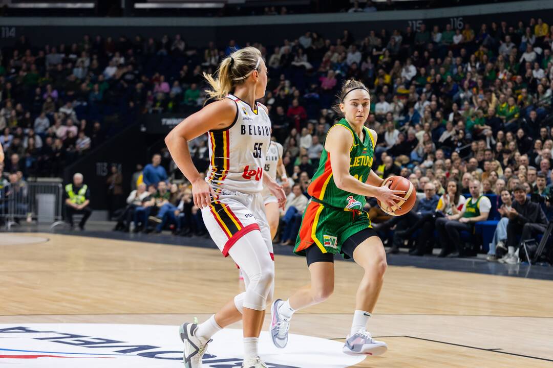 Europos moterų krepšinio čempionato atrankos rungtynės: Lietuva – Belgija
