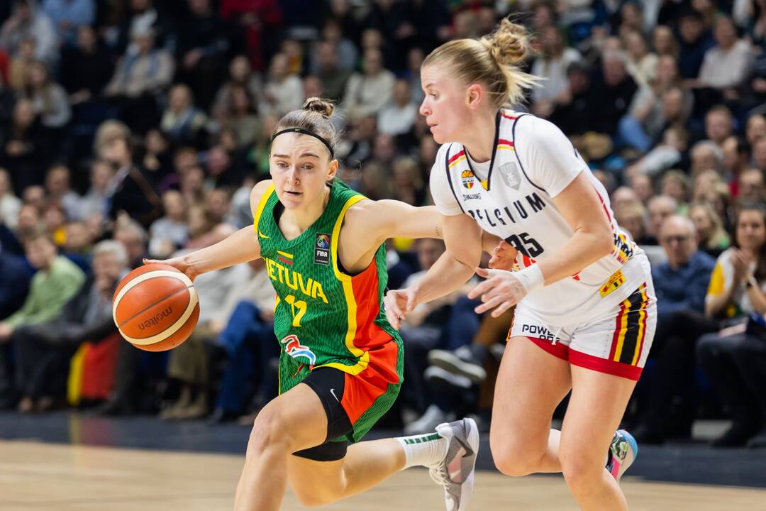 Europos moterų krepšinio čempionato atrankos rungtynės: Lietuva – Belgija