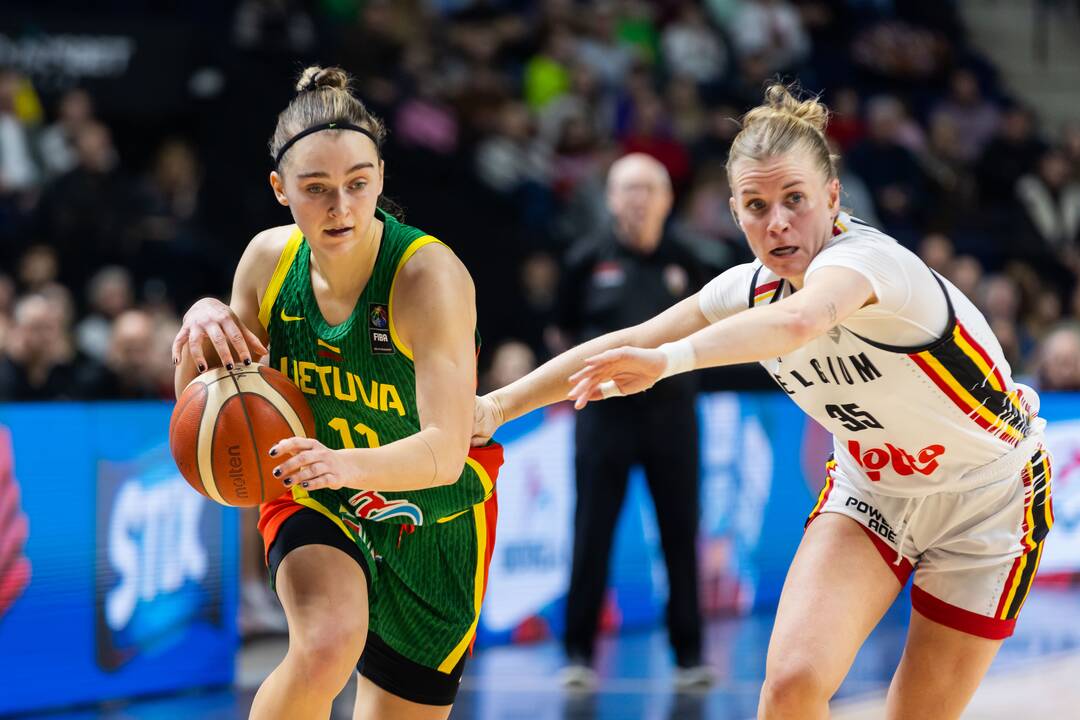 Europos moterų krepšinio čempionato atrankos rungtynės: Lietuva – Belgija