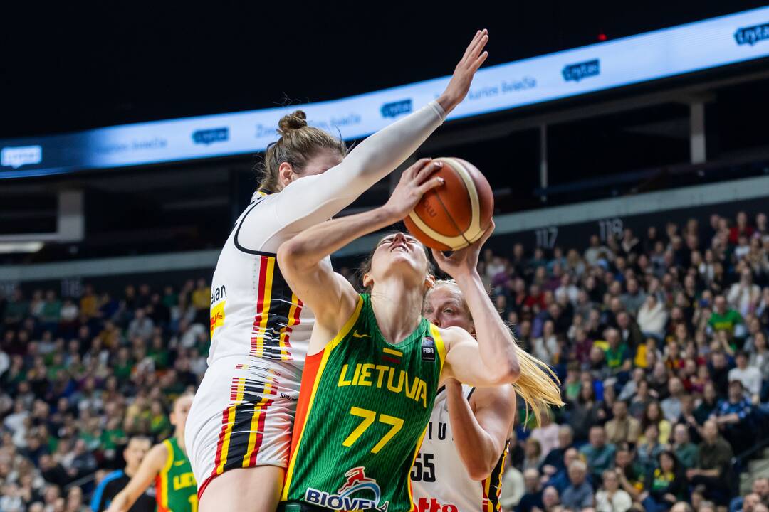 Europos moterų krepšinio čempionato atrankos rungtynės: Lietuva – Belgija