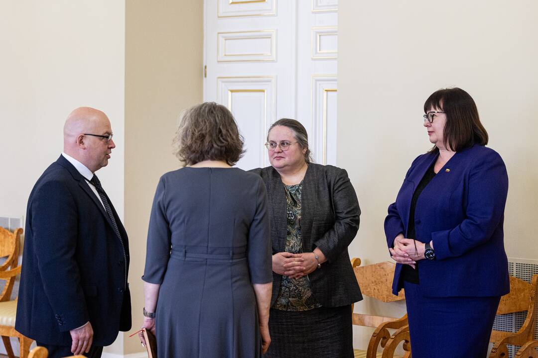 Prezidentas susitiko su Seimo valdyba