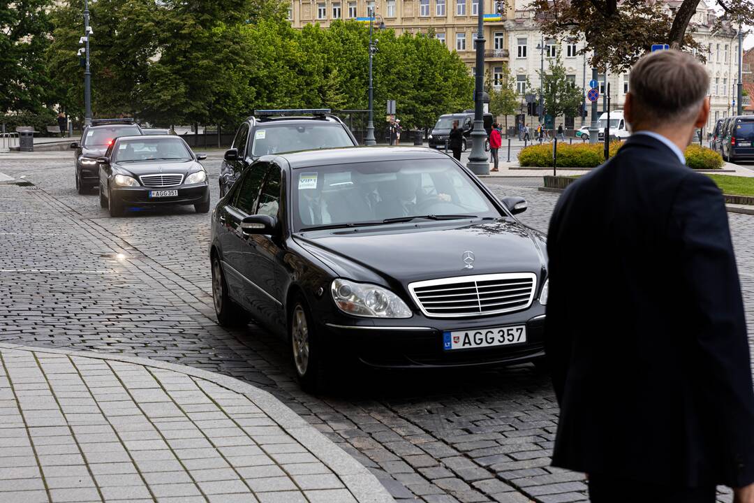 Į Lietuvą atvyko Ukrainos prezidentas